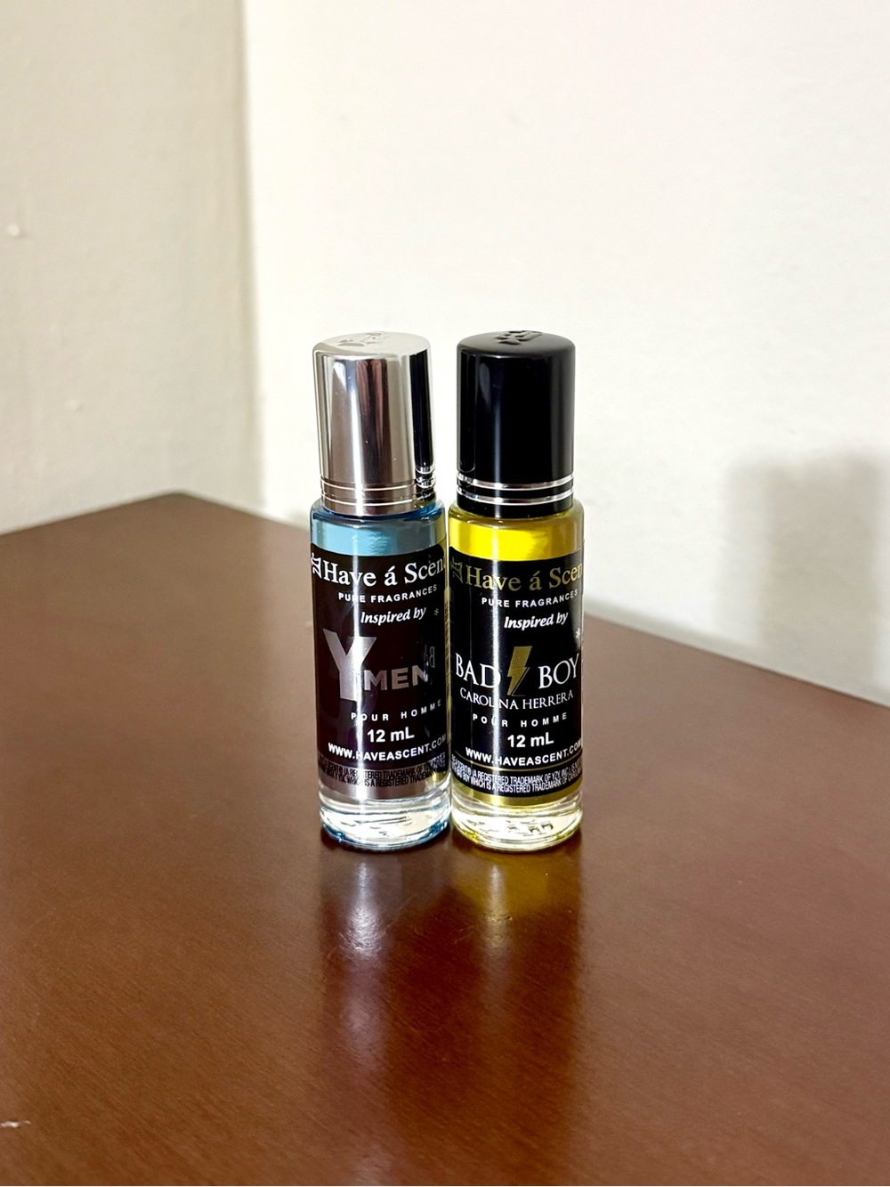 SET OF 2 body oil for men